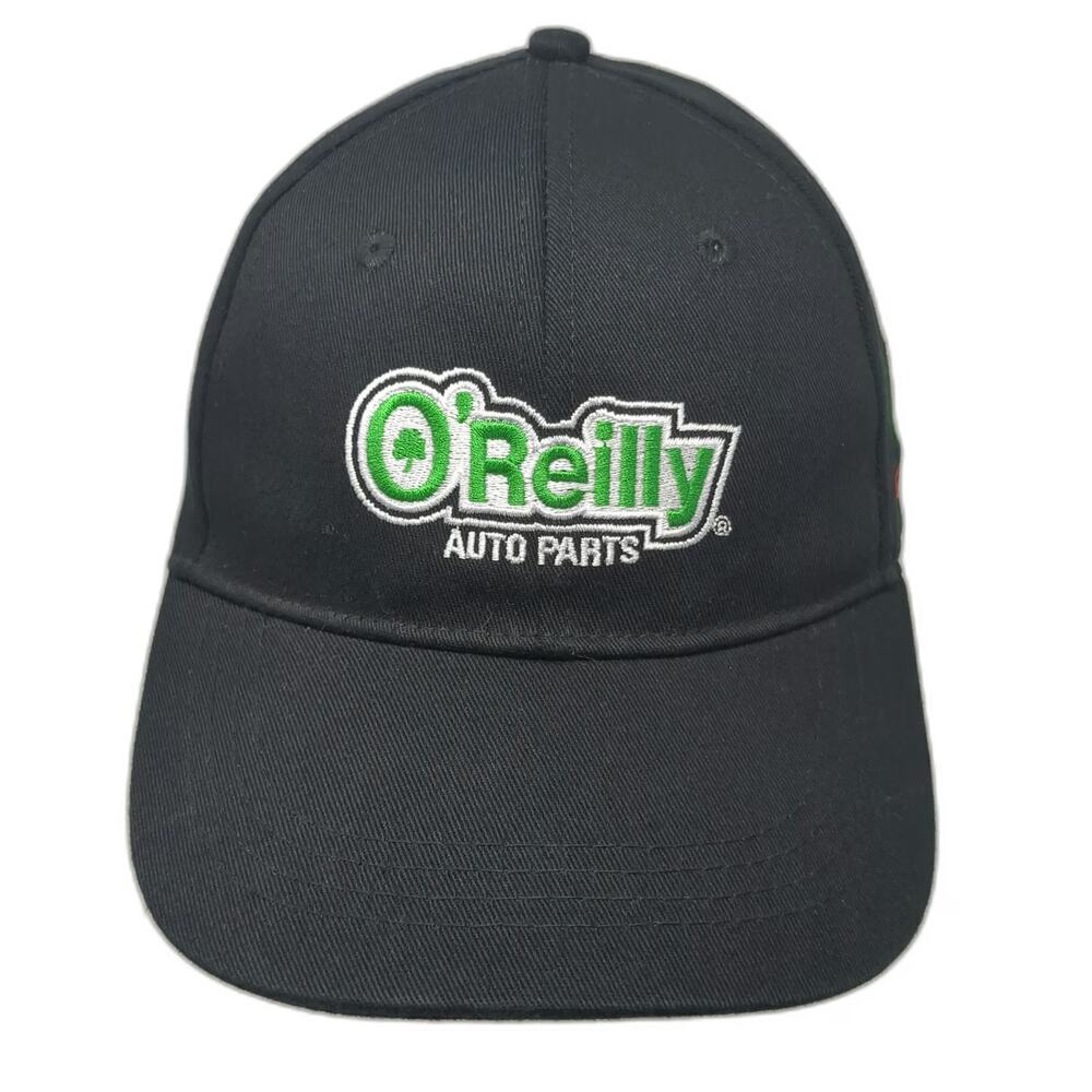 O'Reilly Auto Parts Snapback Black One Size Castrol Logo Shamrock Adjustable Hat
